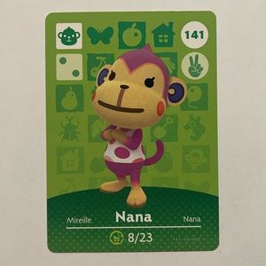 Animal Crossing Amiibo Card 141 Nana